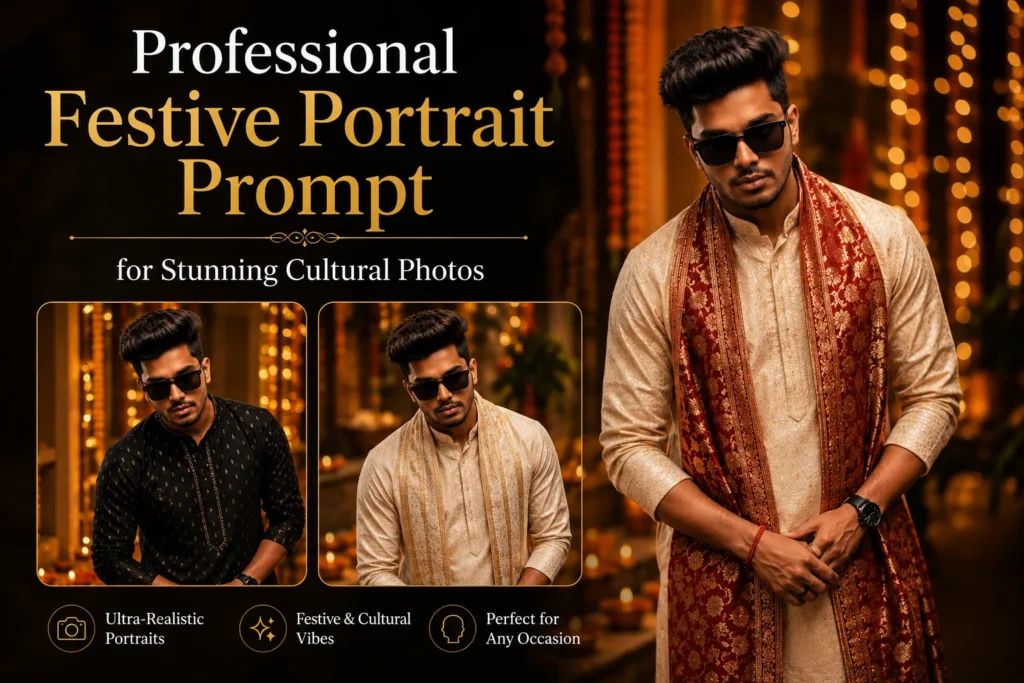 Professional Festive Portrait Prompt for Stunning Cultural Photos