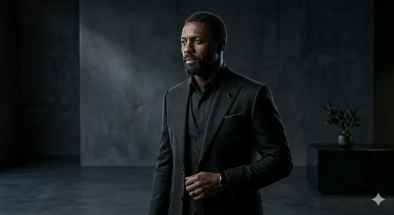 Professional Luxury Black Portrait Prompt for Cinematic AI Photos